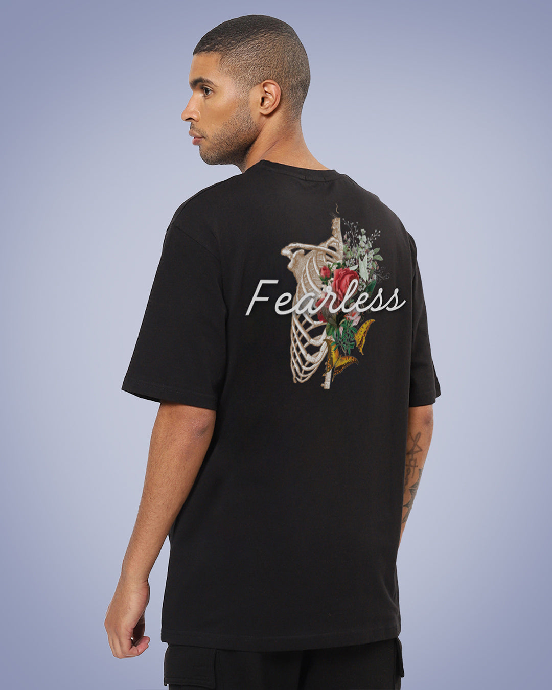 Fearless Flower Oversized Men's Tshirt