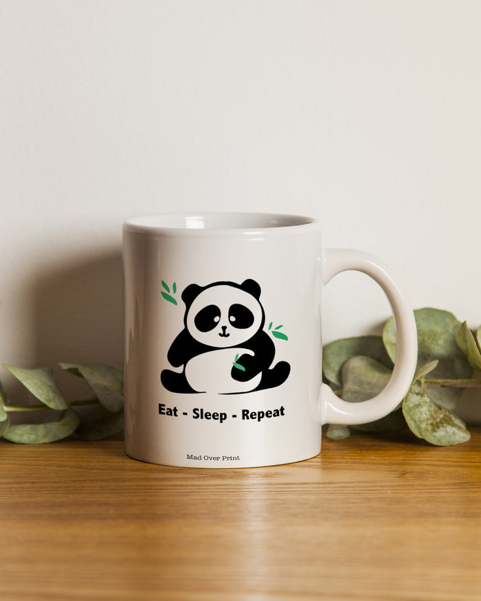 Eat Sleep Repeat Panda Mug