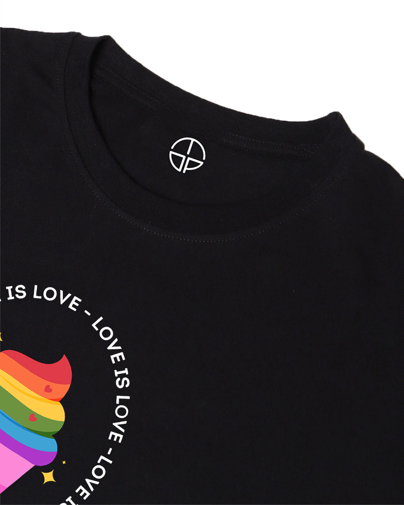 Love Is Love Oversize Pride Men Tshirt