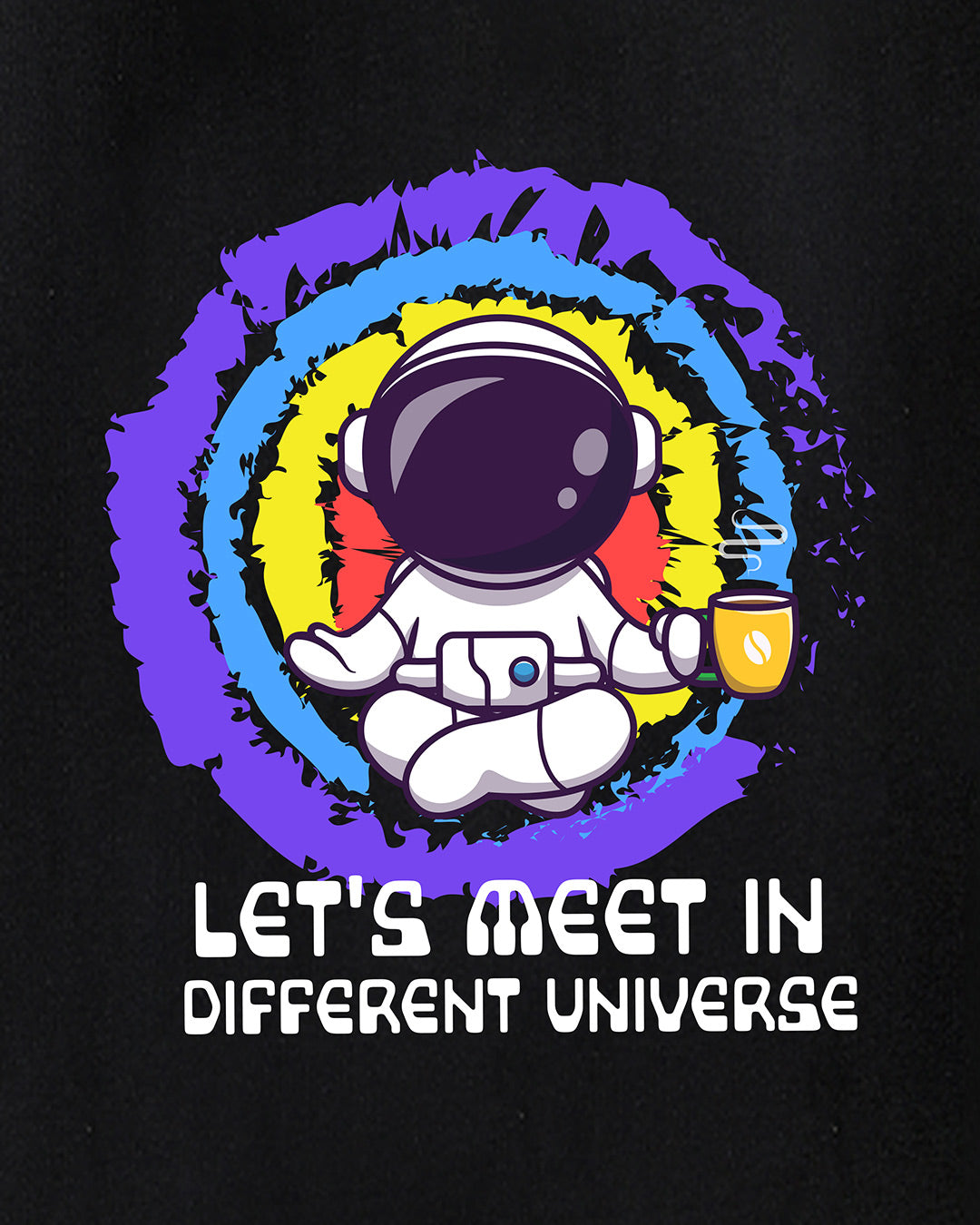 In The Different Universe Oversized Men's Tshirt