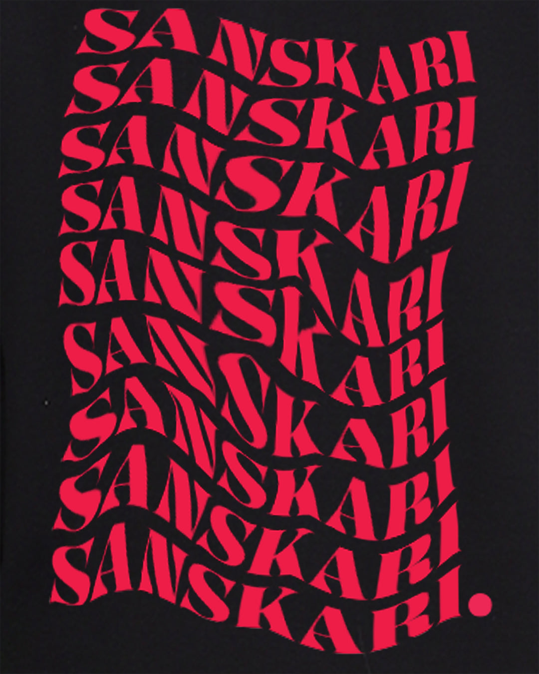 Sanskari Oversized Women Tshirt
