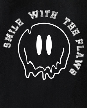 Smile With Flaws Oversized Women Tshirt