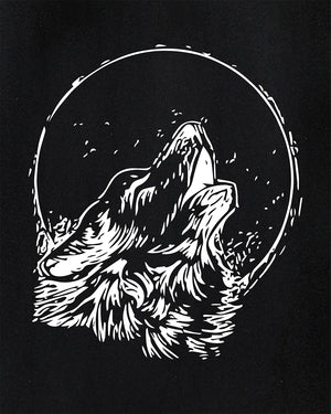 Wolf Oversized Women Tshirt