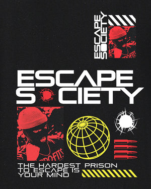 Eacape Society Oversized Men's Tshirt
