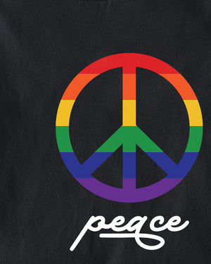 Peace Oversize Pride Women Tshirt