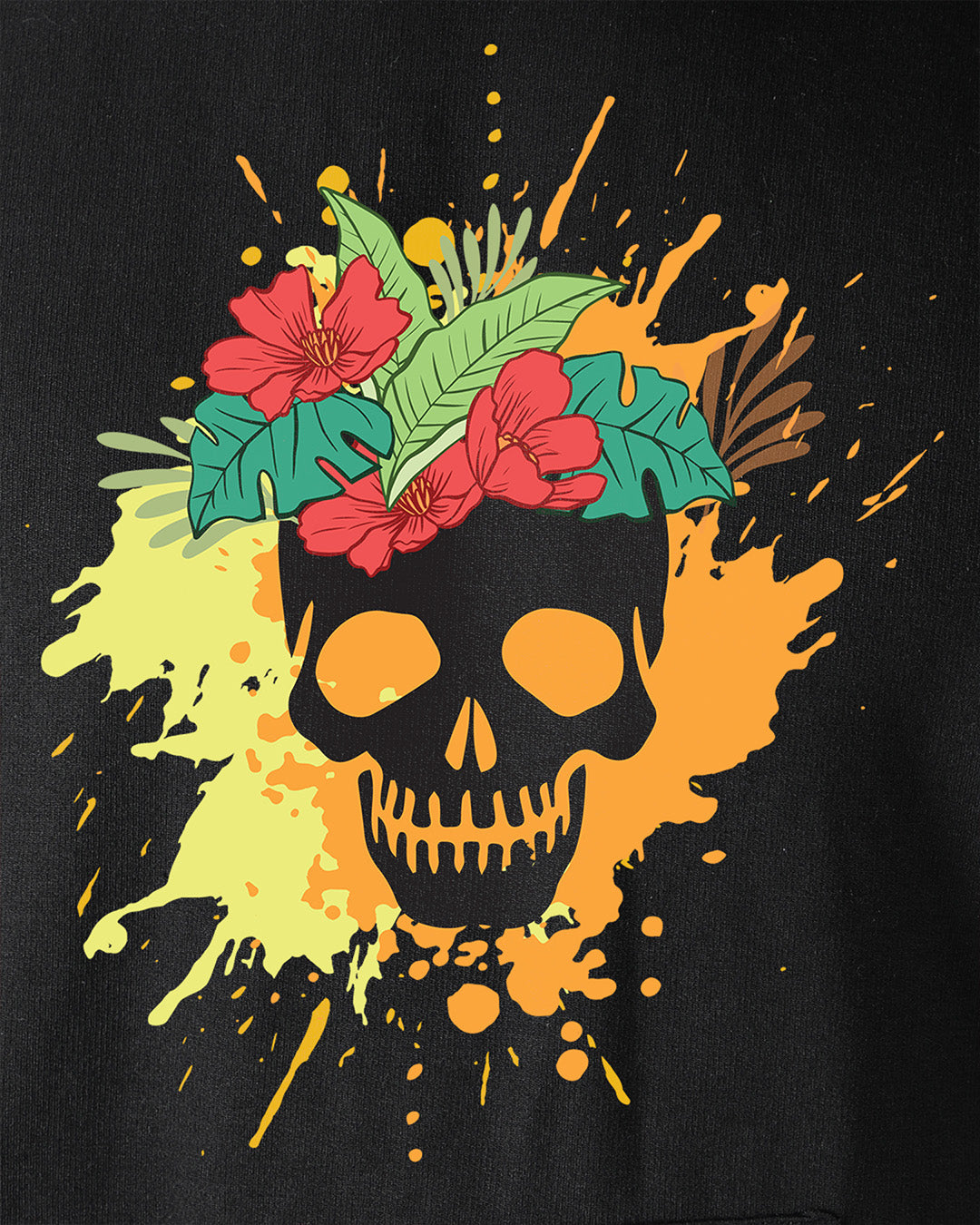 Colorful Skull Streetwear Men's Hoodie